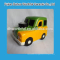 High quality ceramic jeep coin bank